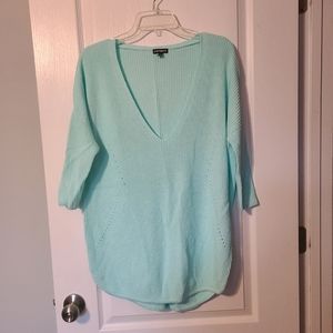 Aqua blue sweater